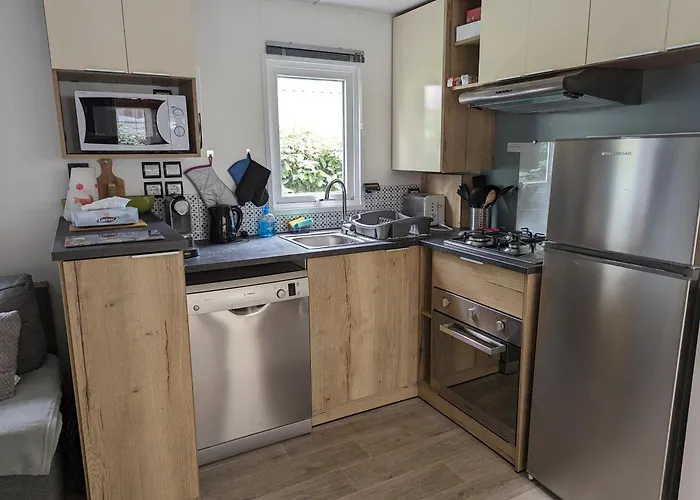 营地 Mobil Climatise Recent 2 Salles D'eau, 2 Wc A Siblu Bonne Anse 莱马特